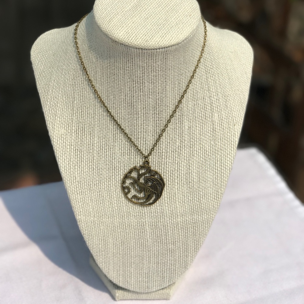 Game of Thrones House Targaryen Necklace